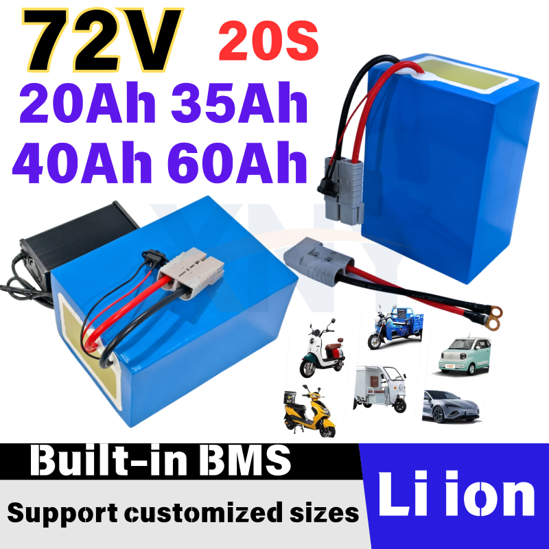 72V 40Ah Lifepo4 Battery Pack - Bateria de Íon de Lítio de