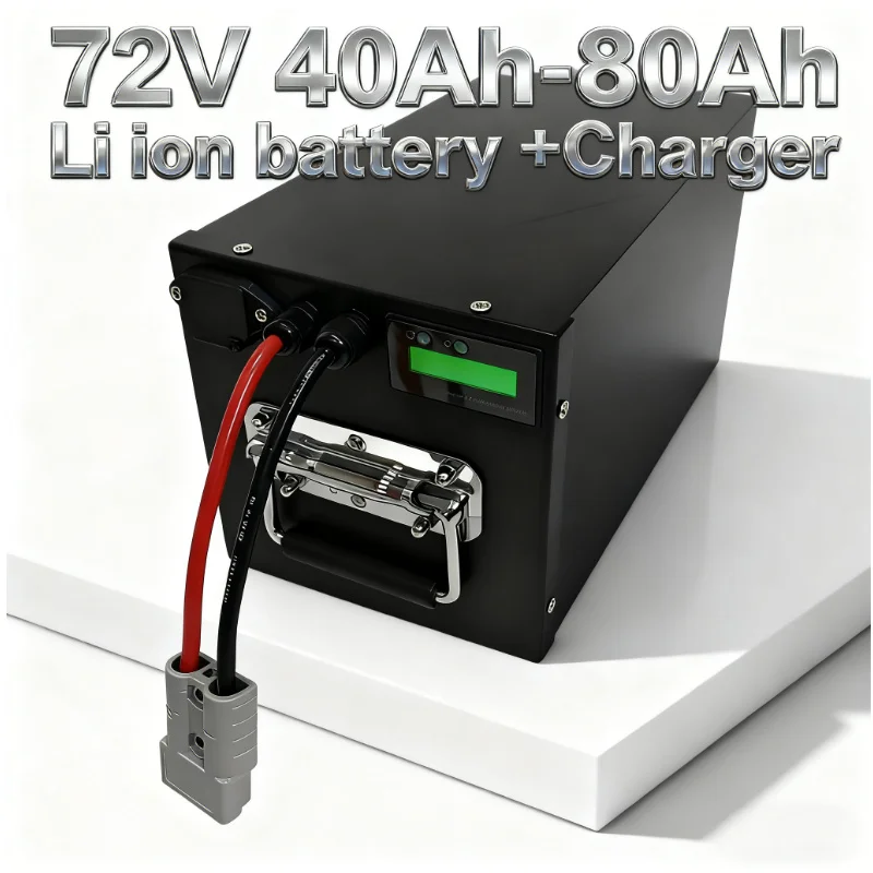 72V 40Ah Lifepo4 Battery Pack - Bateria de Íon de Lítio 72V