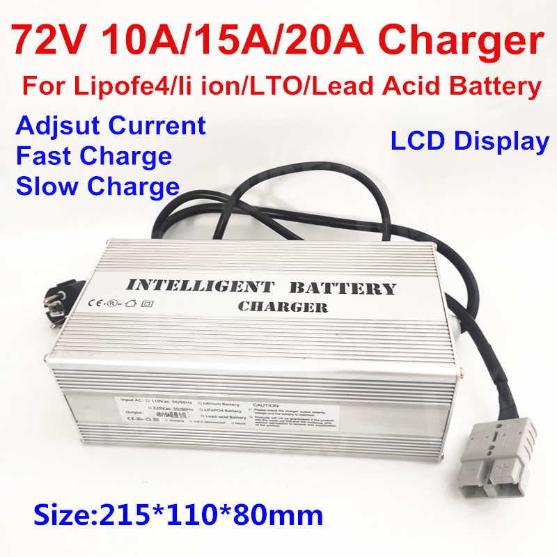 Carregador ajustável esperto c - 84V 20A Smart Charger avaliação e preço