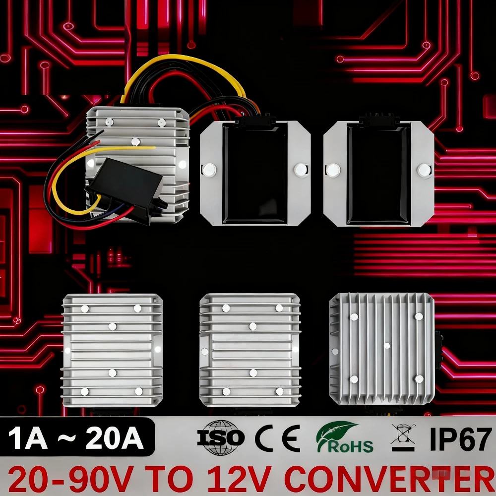 Conversor DC de 20-90V para 12 - 72V 15A Fast Charger avaliação e preço