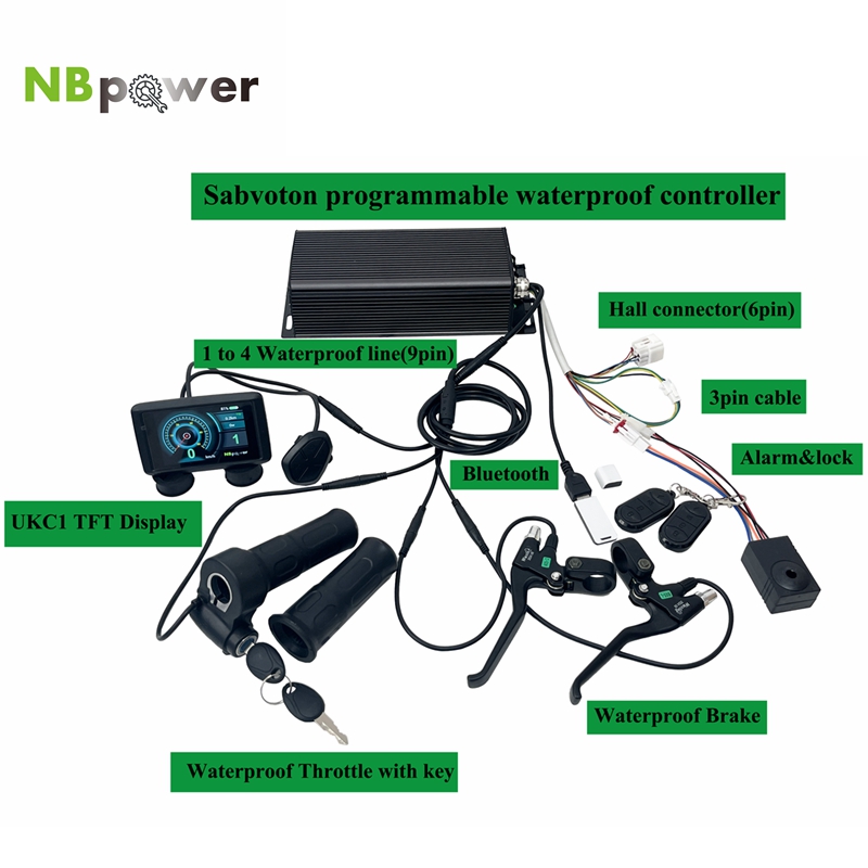 Controlador à prova d'água pro - 72V 100A Sabvoton Controller avaliação e preço