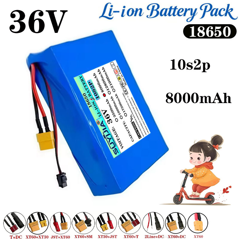 Bateria de lítio 36V 8Ah 10S2P - 60V 50Ah Electric Scooter Battery avaliação e preço