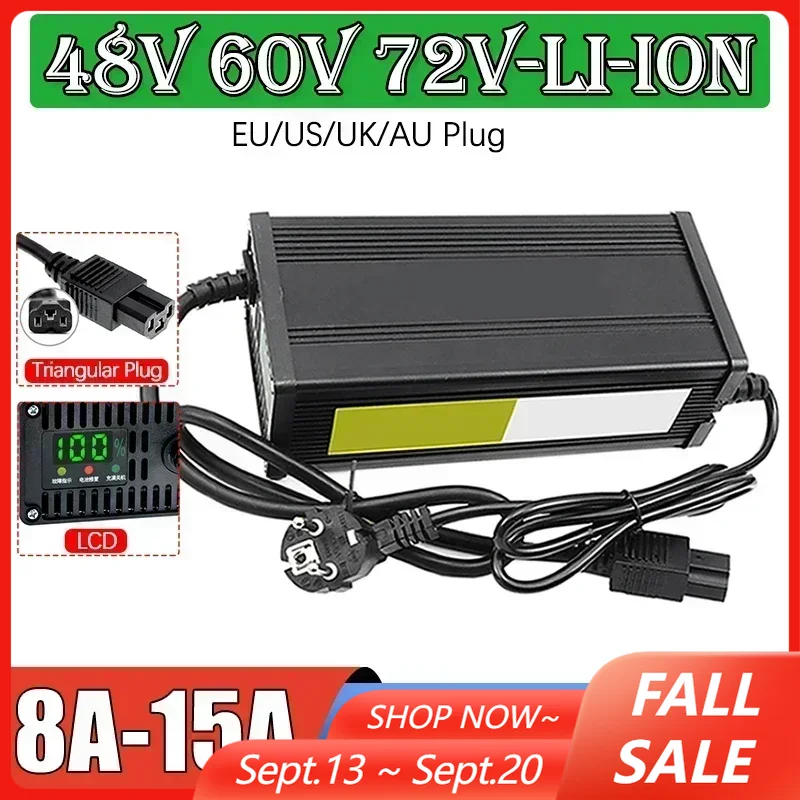 Carregador de bateria de lítio - 72V 15A Fast Charger avaliação e preço